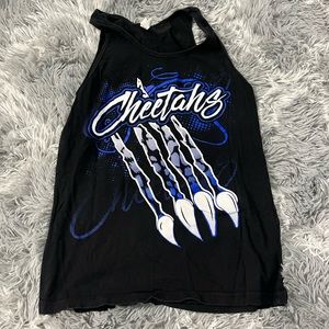 Cheer Athletics Cheetahs tank top size small